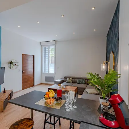 Appartement Chic Family - Confortable & Moderne - Parking Wifi Clim Gare Tgv - Ideal Famille