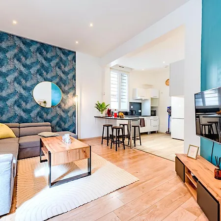 Appartement Chic Family - Confortable & Moderne - Parking Wifi Clim Gare Tgv - Ideal Famille *